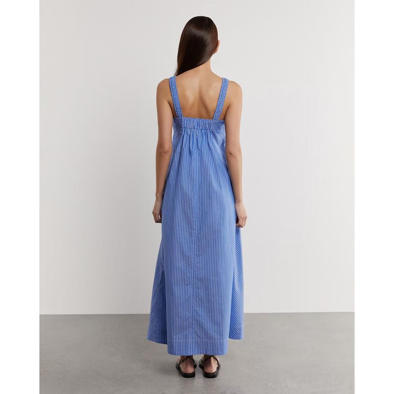 JAG Moya Poplin Stripe Maxi Dress image number 1